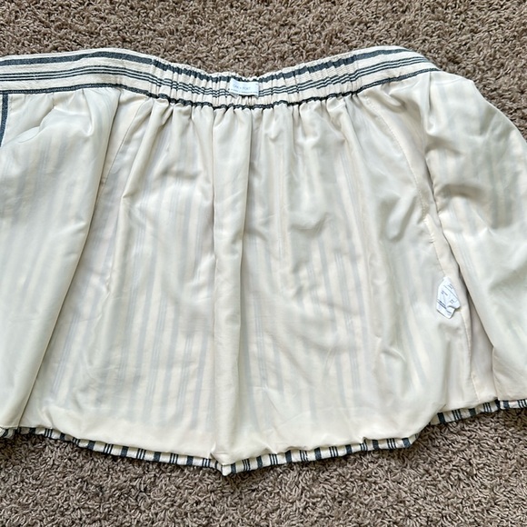 Oak + Fort Striped Linen Blend Skirt - Picture 6 of 10